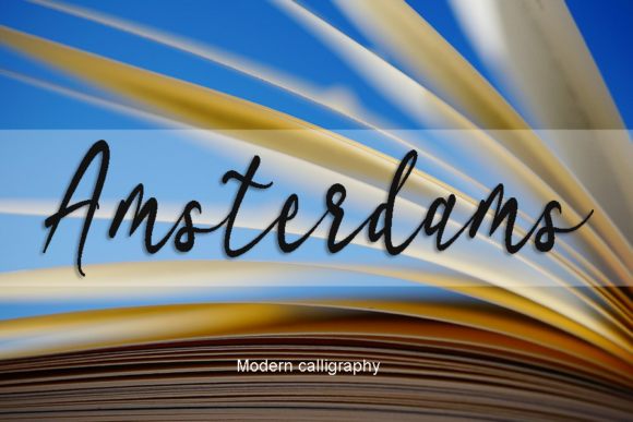 Amsterdams – A Timeless Handwritten Font for Modern Design