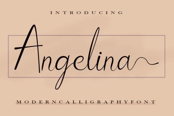 Angelina Script Font – Elegant Typography for Creative Projects