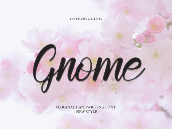 Gnome – The Free-Flowing Handwritten Font for Creatives