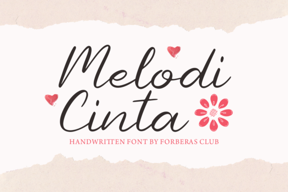 Melody Cinta: A Delicate Handwritten Font for Every Design