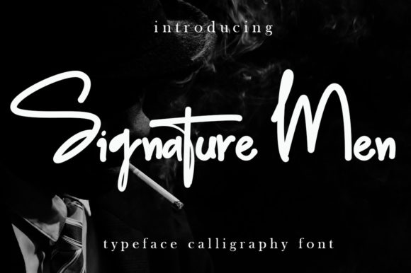 Signature Men — The Script Font That Elevates Every Design