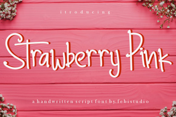 Strawberry Pink: A Script Font That Elevates Every Design