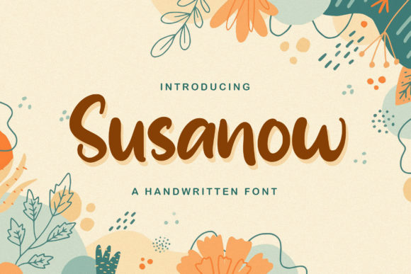Susanow Font: Elegance in Every Stroke