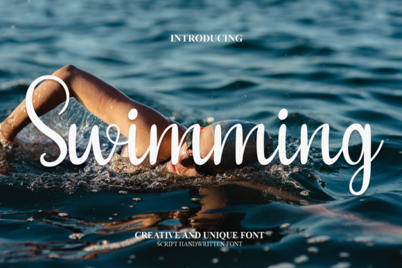 Swimming Font: A Versatile Script for Creative Branding